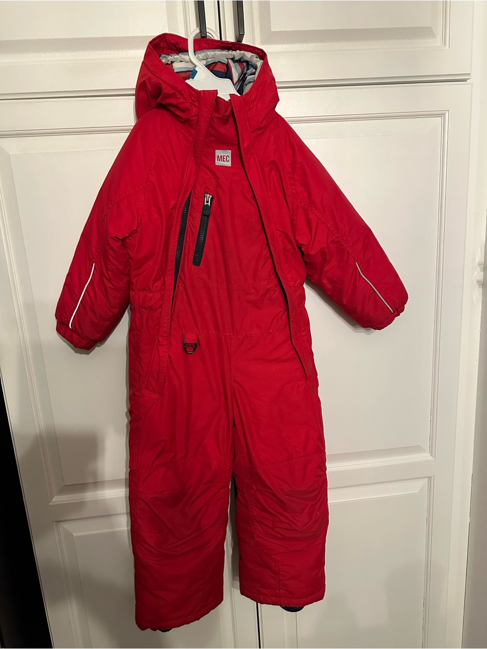 MEC Bright Red Toddler 4t toaster suit Insulated One-Piece Snowsuit